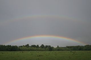 Mid-afternoon rainbow