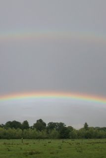 Mid-afternoon rainbow