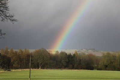 Reflected rainbow