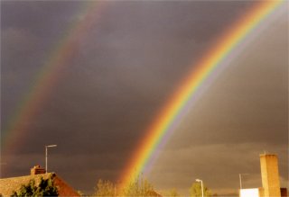 Spectacular double rainbow