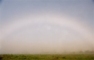 Central portion of strong fogbow
