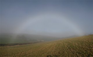 Fogbow without polariser