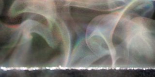 Iridescent mist patches