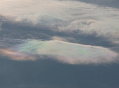 Iridescence further from the sun