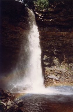 Weak double spraybow at Hardraw Force