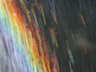 Mixed colour in a spraybow