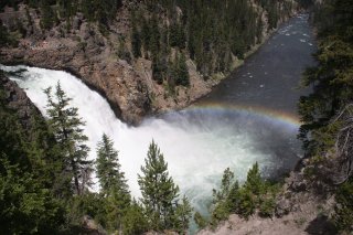 Section of spraybow at Upper Falls