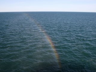 Seawater spraybow