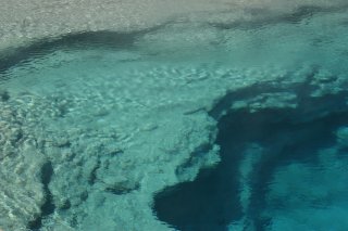 Colourful hot springs