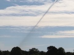 Contrail shadows
