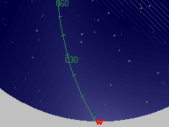 Zodiacal light visibility