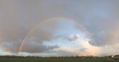 Evening Shower Rainbow