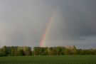 Low Sun Evening Rainbow