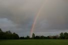 Low Sun Evening Rainbow