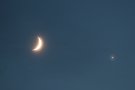 Moon and Venus