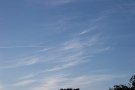 Thin Contrail Shadow