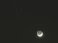 Earthshine and Pleiades