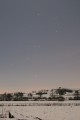 Orion over snow