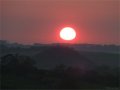 Sunset over Silbury Hill